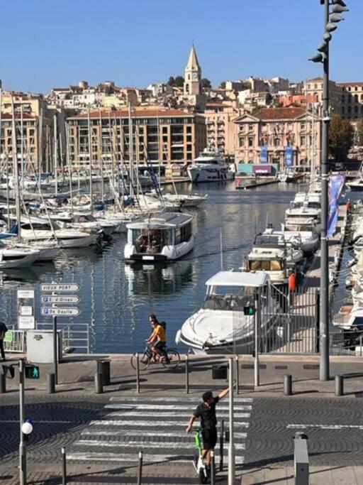 T4 Marseille Vue Imprenable Sur Vieux Port Apartamento Exterior foto